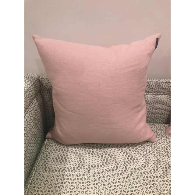 Pink Linen Ryan Studio Pillow Chairish