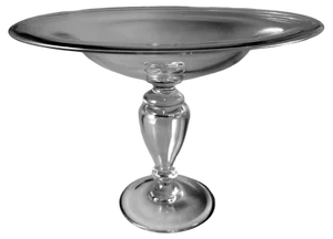 Art Deco Italian Crystal Table Centerpiece, 1984