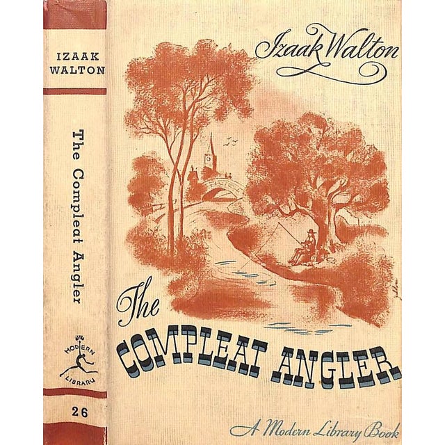"The Compleat Angler" Book 1939 Walton, Isaak For Sale