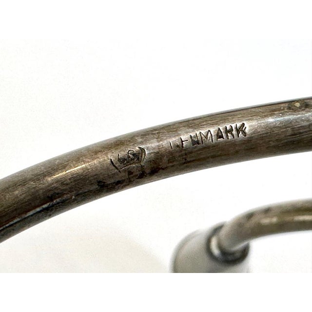 Silver Mid-Century Modern Silver Plated Candlestick by Carl Christensen, 1960s For Sale - Image 8 of 10