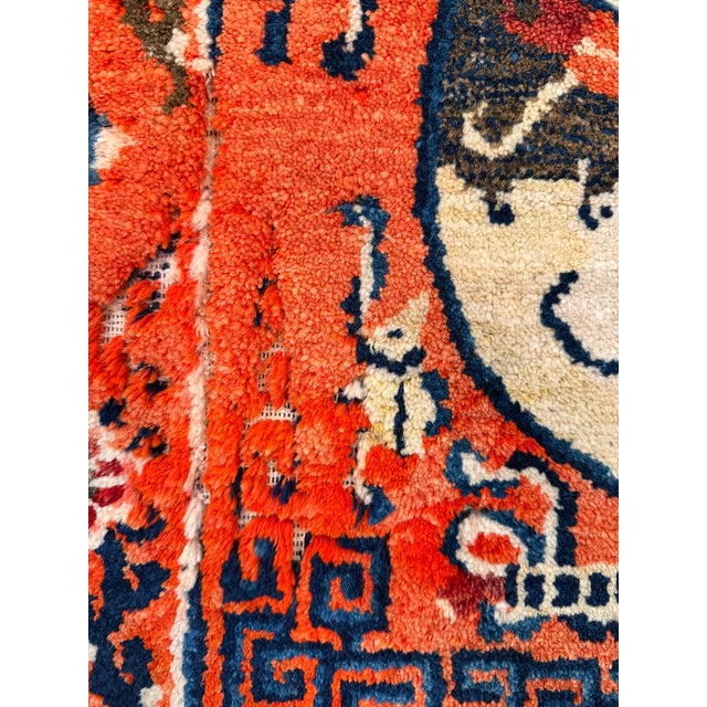 Mid-20th Century Chinese Art Deco Rug 2'3" X 4'7" For Sale - Image 10 of 12