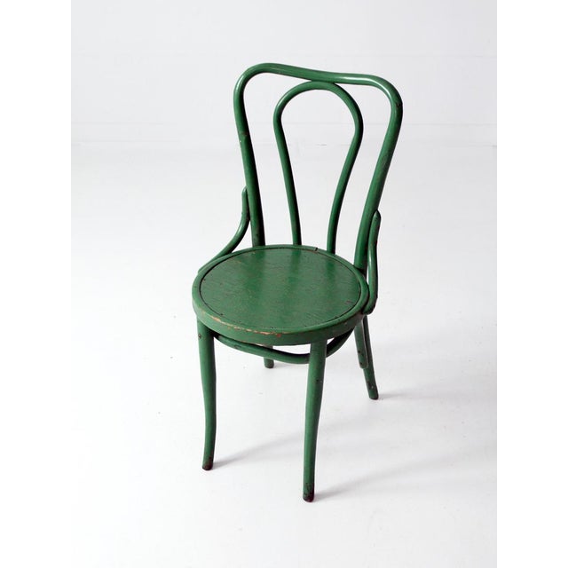 1930s Green Bentwood Chair Chairish