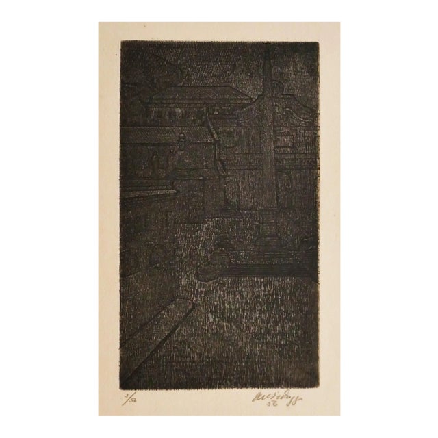 Antonino Virduzzo, Rome, Etching, 1970s For Sale