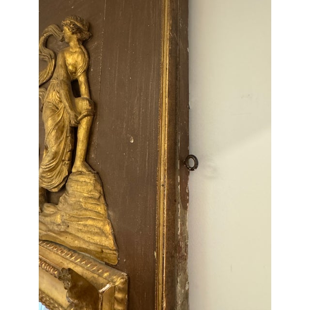 93" Tall Neoclassical Antique Mirror For Sale - Image 17 of 18