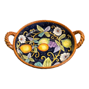 Vintage Italian Pasta Bowl Serving Platter Large