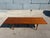 1950s Attributed to Mel Smilow Slatted Solid Walnut Mid-Century Modern Bench Table For Sale In Miami - Image 6 of 10