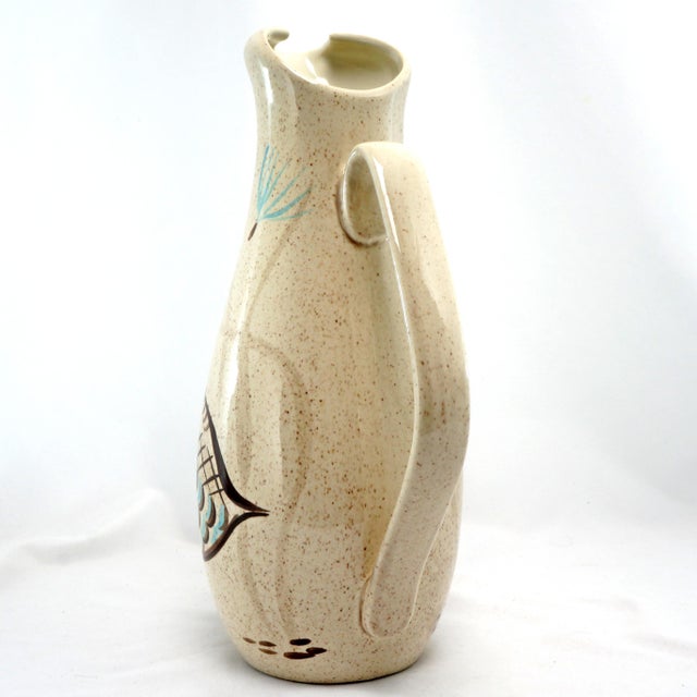 Mid 20th Century Large Mid Century Redwing Bob White Quail Pitcher Circa 1960 For Sale - Image 5 of 8