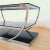 1940s Art Deco Table with Black Glass Tops, 1940s For Sale - Image 5 of 8