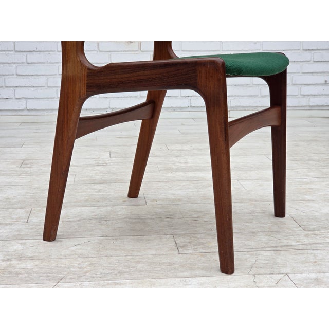 Green Danish Model 89 Dining Chairs by Erik Buch, 1960s, Set of 4 For Sale - Image 8 of 18