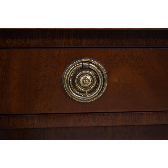 Kindel French Empire Flame Mahogany Sideboard For Sale - Image 9 of 12