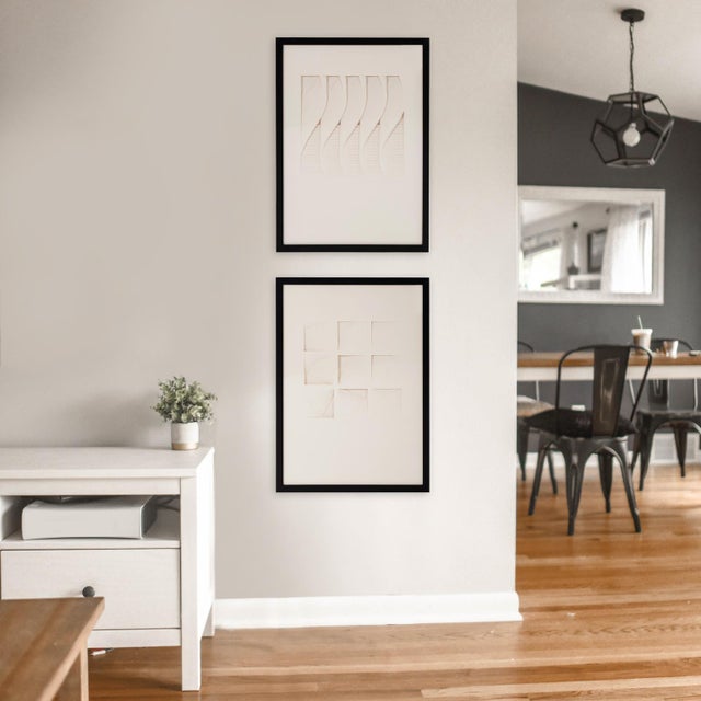Geometric designs have for centuries influenced artwork and interior design. And this work of art is no exception! Simple...