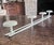 Mid 20th Century French White Enamel Four Peg Coat Rack For Sale - Image 13 of 16