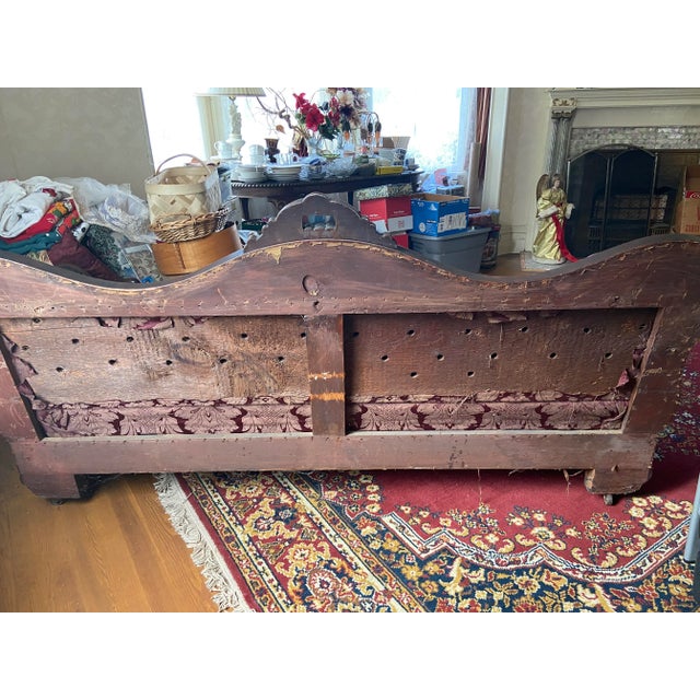 19th Century American Classical Empire Sofa For Sale - Image 4 of 4