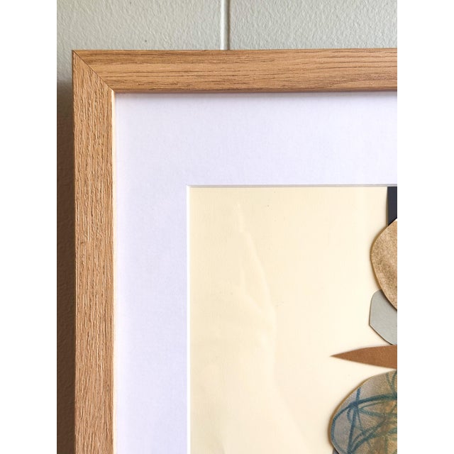 "Vessel" is an original mixed media framed collage on paper by Zac Woodiel. This is one of nine pieces in the "Vessel"...