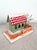 Red Mid Century Retro Blune Putz Christmas Village Houses- Set of 4 For Sale - Image 8 of 10