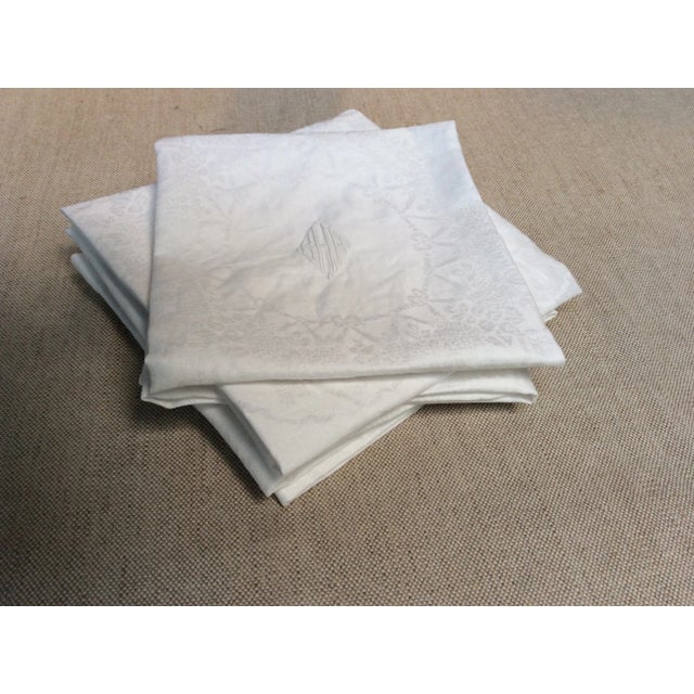 Antique French Linen Napkins - Set of 6 For Sale - Image 12 of 12