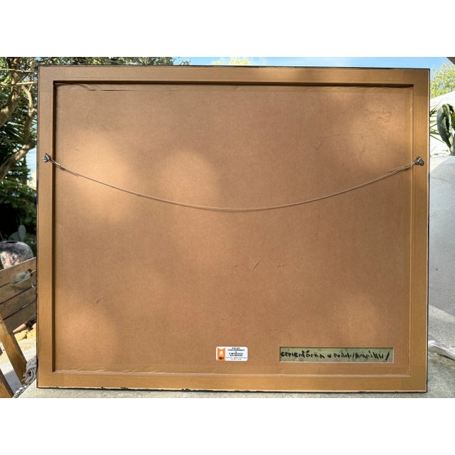 Black Large Expressionist Factory Painting, Poland, Circa 1910-1920, 78cm X 65cm For Sale - Image 8 of 9