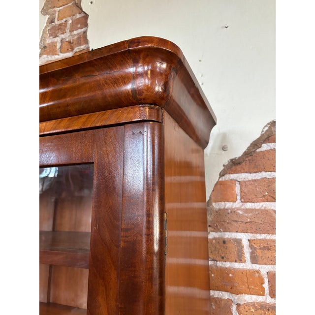 Victorian Secretary With Glass Front Cabinet For Sale In Orlando - Image 6 of 12