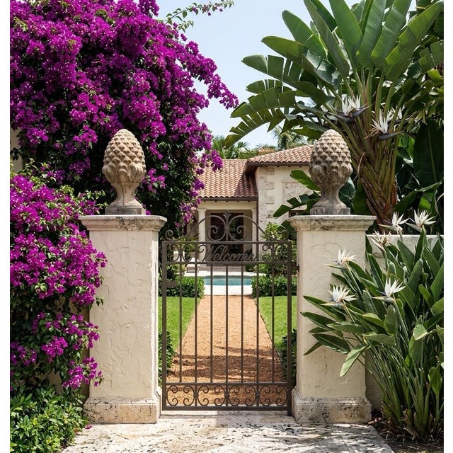 Pair of Hand-Carved Granite Pinecone Finials For Sale In West Palm - Image 6 of 11