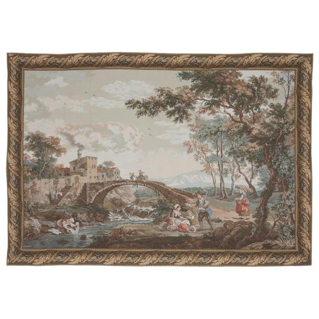 This beautiful tapestry is woven on a jacquard loom by skilled weavers, keeping alive the centuries old tradition of...