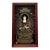 Late 20th Century Large Cloisonné-Style Porcelain Thangka Plaque of Shakyamuni Buddha in Wood Frame For Sale