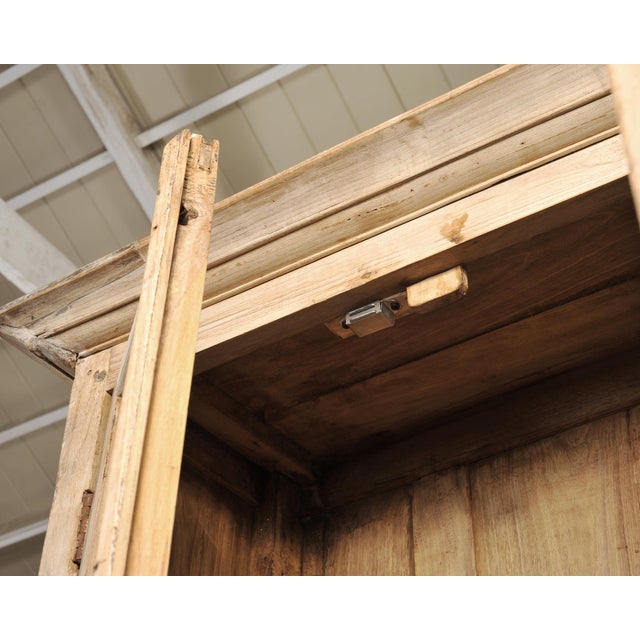 Country French Bleached Oak Bookcase Bibliotheque Cabinet 8 Ft For Sale - Image 11 of 18