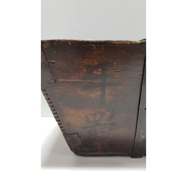 19th Century Wood Rice Container For Sale In Los Angeles - Image 6 of 10
