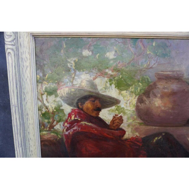 All in a Day's Work - Oil on Canvas 1920s For Sale In Los Angeles - Image 6 of 8