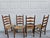 Farmhouse Rush Seat Ladder Back Chairs -Set of Four For Sale - Image 3 of 14