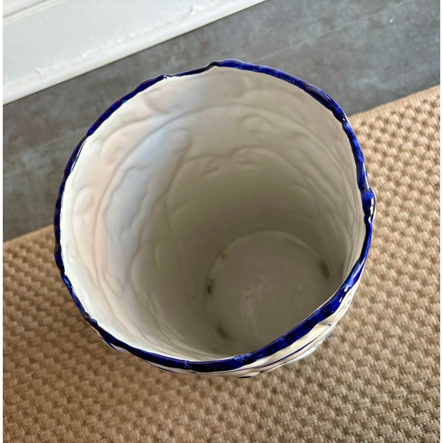 1970s Porcelain Umbrella Stand For Sale - Image 10 of 11