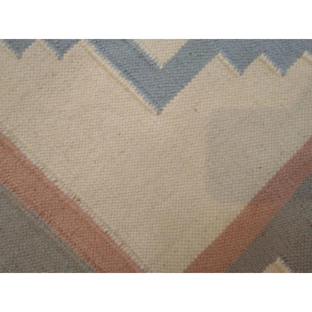 1970s 1970s Vintage Dhurry Rug For Sale - Image 5 of 7
