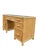 Vintage Reeded Glass Top Desk For Sale - Image 4 of 4