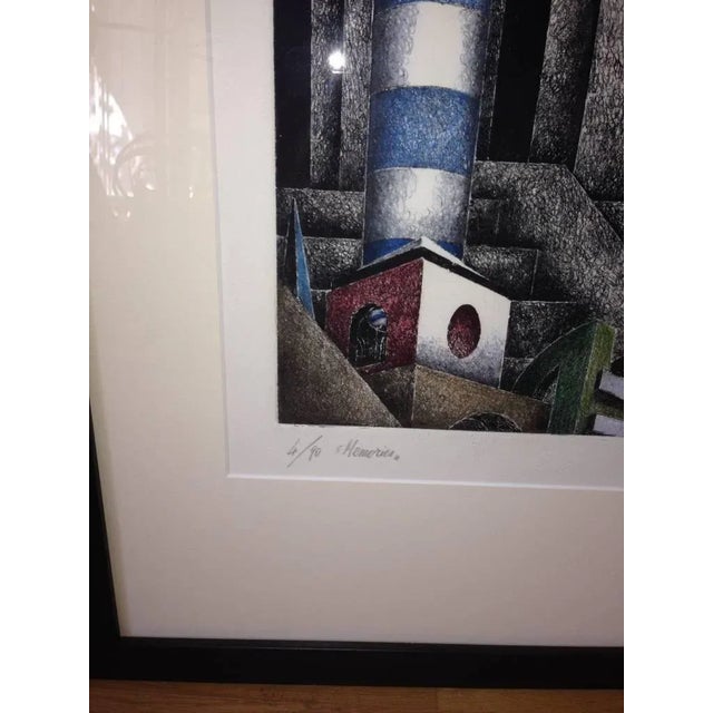 1986 Pier Augusto Breccia "Memories" Lithograph For Sale - Image 9 of 12