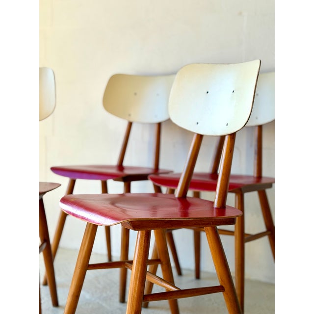 Bistro Chairs from Ton, 1960, Set of 4 For Sale - Image 6 of 18