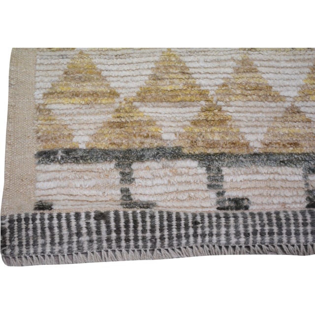 Moroccan Moroccan Hand Knotted Wool Rug, 8'3''x10'1'' For Sale - Image 3 of 7