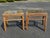 Pair of Rattan Bamboo End Tables Attributed to Brown Jordan For Sale - Image 9 of 12
