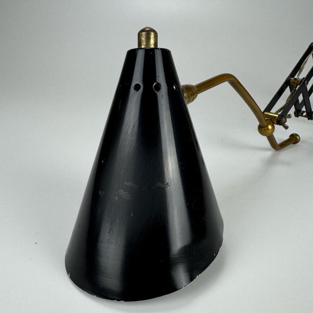 Adjustable Accordion Wall Light from Stilnovo, 1950s For Sale - Image 10 of 12