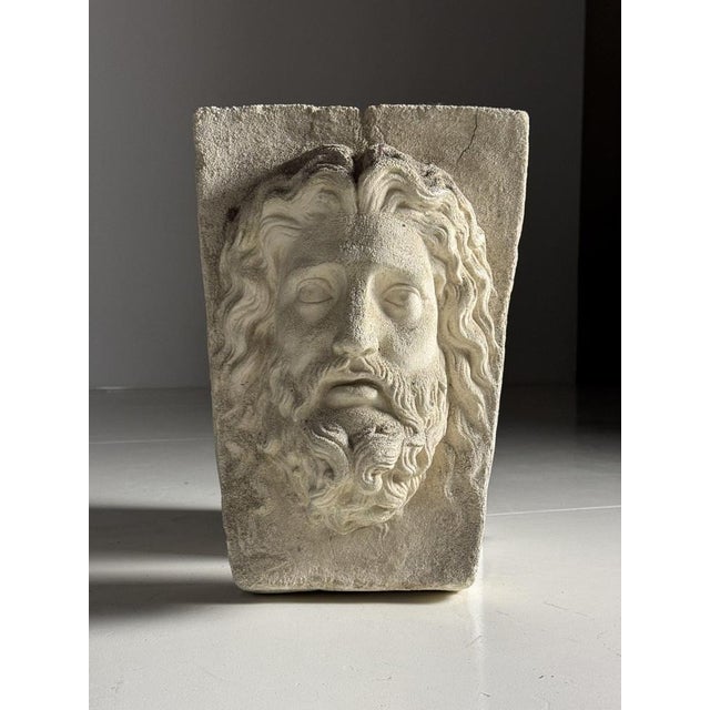 Vintage Cast Stone Asclepius For Sale - Image 12 of 18