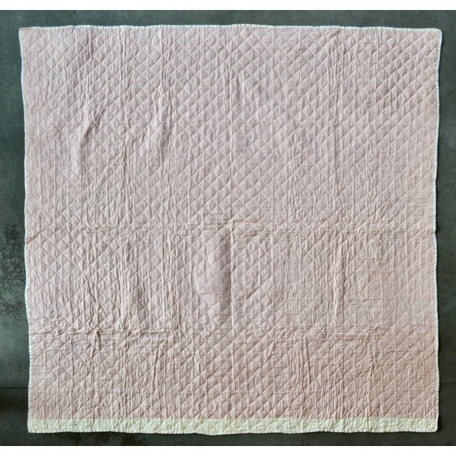 1910s ”Trip Around the World” Antique Quilt - For Sale - Image 6 of 16