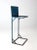 Mid 20th Century Vintage Industrial Blue Metal Standing Desk For Sale - Image 5 of 11