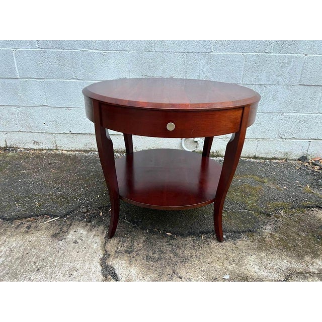 20th Century One Drawer 2 Tier Side Table. For Sale - Image 4 of 9