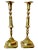 Mid 20th Century Brass Candle Holders – a Pair For Sale - Image 4 of 4