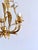 1960s French Gilt and Silvered Tole Leaf 5-Light Chandelier, 1960s For Sale - Image 5 of 16