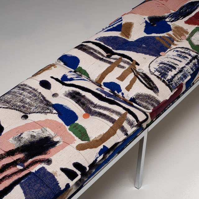 1960s Model 2530-6 4-Seater Bench by Florence Knoll for Knoll Inc., 1960s For Sale - Image 5 of 11