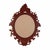 A Vintage Rococo-Style Gold Oval Wall Mirror For Sale - Image 10 of 11