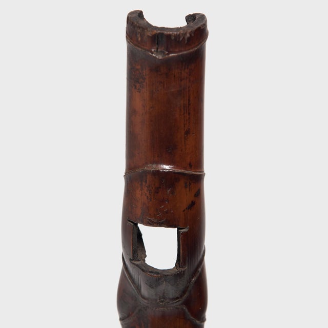 19th Century Chinese Buddha Belly Bamboo Pipe, C. 1900 For Sale - Image 5 of 7