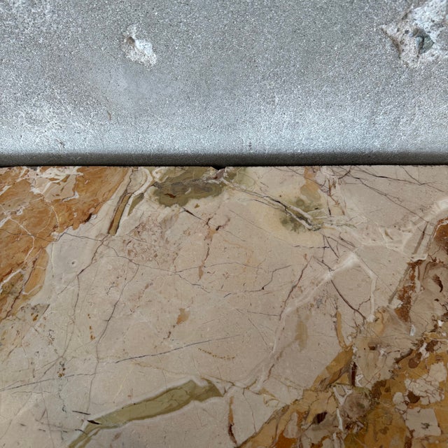 19th Century French Antique Louis XV Bombay Chest of Drawers W/ Marble Top For Sale - Image 15 of 16