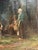 Modern Paul Heimen, Rest in the Woods, Forest Landscape, Farmers, Campfire, Oil Painting on Canvas For Sale - Image 3 of 13
