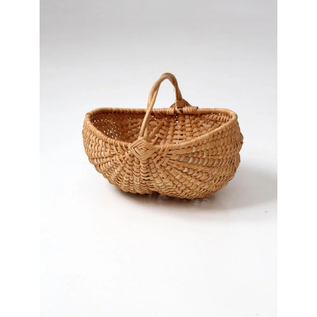 Vintage Harvest Basket For Sale - Image 10 of 13