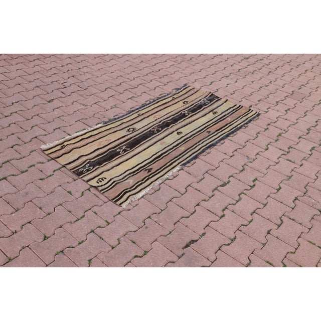 Size: 5.8 x 2.6 ft ( 178 x 79 cm) 70 x 31 inches Color: Brown, Black, Beige Material: 100% Hand Spun Organic Wool...